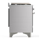 ILVE Majestic III 36-Inch Dual Fuel Range with 6 Sealed Burners + Griddle, 3.5 cu. ft. Oven, Stainless Steel with Chrome Trim, Liquid Propane, Triple Glass Door, UM36FNR3SSCLP