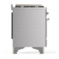 ILVE Majestic III 36-Inch Dual Fuel Range with 6 Sealed Burners + Griddle, 3.5 cu. ft. Oven, Stainless Steel with Chrome Trim, Natural Gas, Solid Door, UM36FQNR3SSC