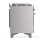 ILVE Majestic III 48-Inch Dual Fuel Range with 5 Sealed Burners + Griddle + French Top, 5.02 cu. ft. Oven, Stainless Steel with Chrome Trim, Liquid Propane, Solid Door, UM48FSQNR3SSCLP