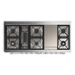 ILVE Majestic III 60-Inch Dual Fuel Range with 9 Sealed Burners + Griddle, 5.8 cu. ft. Oven, Emerald Green with Chrome Trim, Natural Gas, Solid Door, UM60FQNR3EGC