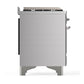 ILVE Majestic III 60-Inch Dual Fuel Range with 7 Sealed Burners + Griddle + French Top, 5.8 cu. ft. Oven, Stainless Steel with Chrome Trim, Natural Gas, Triple Glass Door, UM60FSNR3SSC