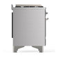 ILVE Majestic III 40-Inch Dual Fuel Range with 6 Sealed Burners + Griddle, 3.82 cu. ft. Oven, Stainless Steel with Chrome Trim, Liquid Propane, Solid Door, UMD40FQNR3SSCLP