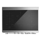 ILVE Majestic III 40-Inch Induction Range with 6 Induction Elements, 3.82 cu. ft. Oven, Antique White with Chrome Trim, Triple Glass Door, UMDIB40NR3AWC