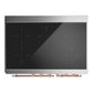 ILVE Majestic III 40-Inch Induction Range with 6 Induction Elements, 3.82 cu. ft. Oven, Antique White with Copper Trim, Triple Glass Door, UMDIB40NR3AWP