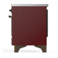 ILVE Majestic III 40-Inch Induction Range with 6 Induction Elements, 3.82 cu. ft. Oven, Burgundy with Burnished Trim, Triple Glass Door, UMDIB40NR3BUB