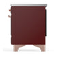 ILVE Majestic III 40-Inch Induction Range with 6 Induction Elements, 3.82 cu. ft. Oven, Burgundy with Copper Trim, Triple Glass Door, UMDIB40NR3BUP
