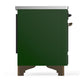 ILVE Majestic III 40-Inch Induction Range with 6 Induction Elements, 3.82 cu. ft. Oven, Emerald Green with Burnished Trim, Triple Glass Door, UMDIB40NR3EGB
