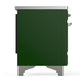 ILVE Majestic III 40-Inch Induction Range with 6 Induction Elements, 3.82 cu. ft. Oven, Emerald Green with Chrome Trim, Triple Glass Door, UMDIB40NR3EGC