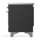 ILVE Majestic III 40-Inch Induction Range with 6 Induction Elements, 3.82 cu. ft. Oven, Matte Graphite with Chrome Trim, Triple Glass Door, UMDIB40NR3MGC