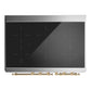 ILVE Majestic III 40-Inch Induction Range with 6 Induction Elements, 3.82 cu. ft. Oven, Stainless Steel with Brass Trim, Triple Glass Door, UMDIB40NR3SSG