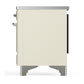 ILVE Majestic III 40-Inch Induction Range with 6 Induction Elements, 3.82 cu. ft. Oven, Antique White with Chrome Trim, Solid Door, UMDIB40QNR3AWC