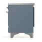 ILVE Majestic III 40-Inch Induction Range with 6 Induction Elements, 3.82 cu. ft. Oven, Blue Grey with Chrome Trim, Solid Door, UMDIB40QNR3BGC
