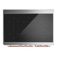 ILVE Majestic III 40-Inch Induction Range with 6 Induction Elements, 3.82 cu. ft. Oven, Blue Grey with Copper Trim, Solid Door, UMDIB40QNR3BGP
