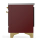 ILVE Majestic III 40-Inch Induction Range with 6 Induction Elements, 3.82 cu. ft. Oven, Burgundy with Brass Trim, Solid Door, UMDIB40QNR3BUG