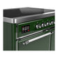 ILVE Majestic III 40-Inch Induction Range with 6 Induction Elements, 3.82 cu. ft. Oven, Emerald Green with Chrome Trim, Solid Door, UMDIB40QNR3EGC