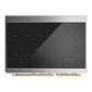ILVE Majestic III 40-Inch Induction Range with 6 Induction Elements, 3.82 cu. ft. Oven, Emerald Green with Brass Trim, Solid Door, UMDIB40QNR3EGG