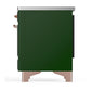 ILVE Majestic III 40-Inch Induction Range with 6 Induction Elements, 3.82 cu. ft. Oven, Emerald Green with Copper Trim, Solid Door, UMDIB40QNR3EGP
