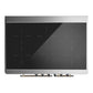ILVE Majestic III 40-Inch Induction Range with 6 Induction Elements, 3.82 cu. ft. Oven, White with Burnished Trim, Solid Door, UMDIB40QNR3WHB