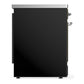 ILVE Majestic III 30-Inch Induction Range with 4 Induction Elements, 4 cu. ft. Oven, Glossy Black with Chrome Trim, Triple Glass Door, UMIB30NR3BKC
