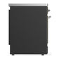 ILVE Majestic III 30-Inch Induction Range with 4 Induction Elements, 4 cu. ft. Oven, Matte Graphite with Chrome Trim, Triple Glass Door, UMIB30NR3MGC