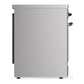 ILVE Majestic III 30-Inch Induction Range with 4 Induction Elements, 4 cu. ft. Oven, Stainless Steel with Burnished Trim, Triple Glass Door, UMIB30NR3SSB