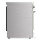 ILVE Majestic III 30-Inch Induction Range with 4 Induction Elements, 4 cu. ft. Oven, Stainless Steel with Chrome Trim, Triple Glass Door, UMIB30NR3SSC