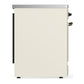 ILVE Majestic III 30-Inch Induction Range with 4 Induction Elements, 4 cu. ft. Oven, Antique White with Burnished Trim, Solid Door, UMIB30QNR3AWB