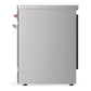 ILVE Majestic III 30-Inch Induction Range with 4 Induction Elements, 4 cu. ft. Oven, Stainless Steel with Copper Trim, Solid Door, UMIB30QNR3SSP