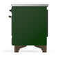 ILVE Majestic III 36-Inch Induction Range with 6 Induction Elements, 3.5 cu. ft. Oven, Emerald Green with Burnished Trim, Triple Glass Door, UMIB36NR3EGB