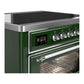 ILVE Majestic III 36-Inch Induction Range with 6 Induction Elements, 3.5 cu. ft. Oven, Emerald Green with Chrome Trim, Triple Glass Door, UMIB36NR3EGC