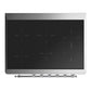 ILVE Majestic III 36-Inch Induction Range with 6 Induction Elements, 3.5 cu. ft. Oven, Stainless Steel with Chrome Trim, Triple Glass Door, UMIB36NR3SSC