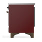 ILVE Majestic III 36-Inch Induction Range with 6 Induction Elements, 3.5 cu. ft. Oven, Burgundy with Burnished Trim, Solid Door, UMIB36QNR3BUB