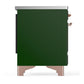 ILVE Majestic III 36-Inch Induction Range with 6 Induction Elements, 3.5 cu. ft. Oven, Emerald Green with Copper Trim, Solid Door, UMIB36QNR3EGP