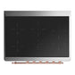 ILVE Majestic III 36-Inch Induction Range with 6 Induction Elements, 3.5 cu. ft. Oven, Emerald Green with Copper Trim, Solid Door, UMIB36QNR3EGP