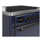 ILVE Majestic III 36-Inch Induction Range with 6 Induction Elements, 3.5 cu. ft. Oven, Mightnight Blue with Burnished Trim, Solid Door, UMIB36QNR3MBB