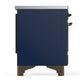 ILVE Majestic III 36-Inch Induction Range with 6 Induction Elements, 3.5 cu. ft. Oven, Mightnight Blue with Burnished Trim, Solid Door, UMIB36QNR3MBB