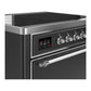 ILVE Majestic III 36-Inch Induction Range with 6 Induction Elements, 3.5 cu. ft. Oven, Matte Graphite with Chrome Trim, Solid Door, UMIB36QNR3MGC