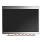 ILVE Majestic III 36-Inch Induction Range with 6 Induction Elements, 3.5 cu. ft. Oven, Stainless Steel with Copper Trim, Solid Door, UMIB36QNR3SSP