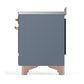 ILVE Majestic III 48-Inch Induction Range with 6 Induction Elements, 5.02 cu. ft. Oven, Blue Grey with Copper Trim, Triple Glass Door, UMIB48NR3BGP