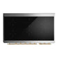 ILVE Majestic III 48-Inch Induction Range with 6 Induction Elements, 5.02 cu. ft. Oven, Matte Graphite with Brass Trim, Triple Glass Door, UMIB48NR3MGG