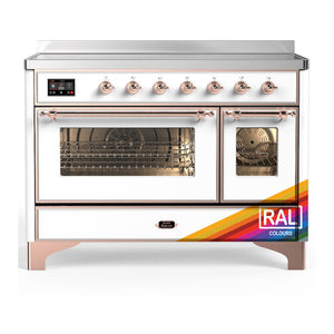 ILVE Majestic III 48-Inch Induction Range with 6 Induction Elements, 5.02 cu. ft. Oven, RAL with Copper Trim, Triple Glass Door, UMIB48NR3RAP