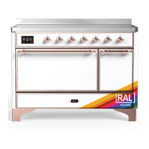 ILVE Majestic III 48-Inch Induction Range with 6 Induction Elements, 5.02 cu. ft. Oven, RAL with Copper Trim, Solid Door, UMIB48QNR3RAP