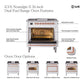 ILVE Nostalgie II 36-Inch Dual Fuel Range with 6 Sealed Burners + Griddle, 3.5 cu. ft. Oven, White with Chrome Trim, Natural Gas, Triple Glass Door, UN36FNMPWHC