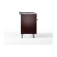 ILVE Nostalgie II 48-Inch Dual Fuel Range with 5 Sealed Burners + Griddle + French Top, 5.02 cu. ft. Oven, Burgundy with Chrome Trim, Natural Gas, Solid Door, UN48FSQNMPBUC