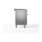 ILVE Nostalgie II 48-Inch Dual Fuel Range with 5 Sealed Burners + Griddle + French Top, 5.02 cu. ft. Oven, Stainless Steel with Chrome Trim, Liquid Propane, Solid Door, UN48FSQNMPSSCLP