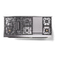 ILVE Nostalgie II 60-Inch Dual Fuel Range with 9 Sealed Burners + Griddle, 5.8 cu. ft. Oven, Graphite Matte with Burnished Trim, Liquid Propane, Triple Glass Door, UN60FNMPMGBLP