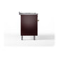 ILVE Nostalgie II 60-Inch Dual Fuel Range with 9 Sealed Burners + Griddle, 5.8 cu. ft. Oven, Burgundy with Brass Trim, Natural Gas, Solid Door, UN60FQNMPBUG