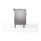 ILVE Nostalgie II 60-Inch Dual Fuel Range with 9 Sealed Burners + Griddle, 5.8 cu. ft. Oven, Stainless Steel with Copper Trim, Natural Gas, Solid Door, UN60FQNMPSSP