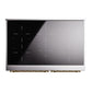 ILVE Nostalgie II 40-Inch Induction Range with 6 Induction Elements, 4.3 cu. ft. Oven, Antique White with Brass Trim, Triple Glass Door, UNDI406NMPAWG