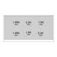 ILVE Nostalgie II 40-Inch Induction Range with 6 Induction Elements, 4.3 cu. ft. Oven, RAL with Chrome Trim, Triple Glass Door, UNDI406NMPRAC